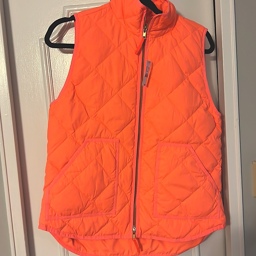 Brand New J Crew Tangerine Color Size M.